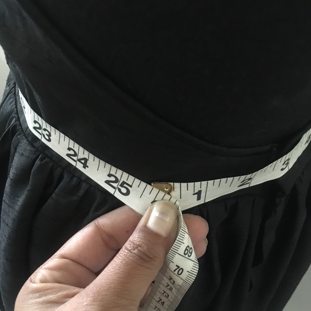 1950s Backless evening dress little black dress S - Picture 6 of 8